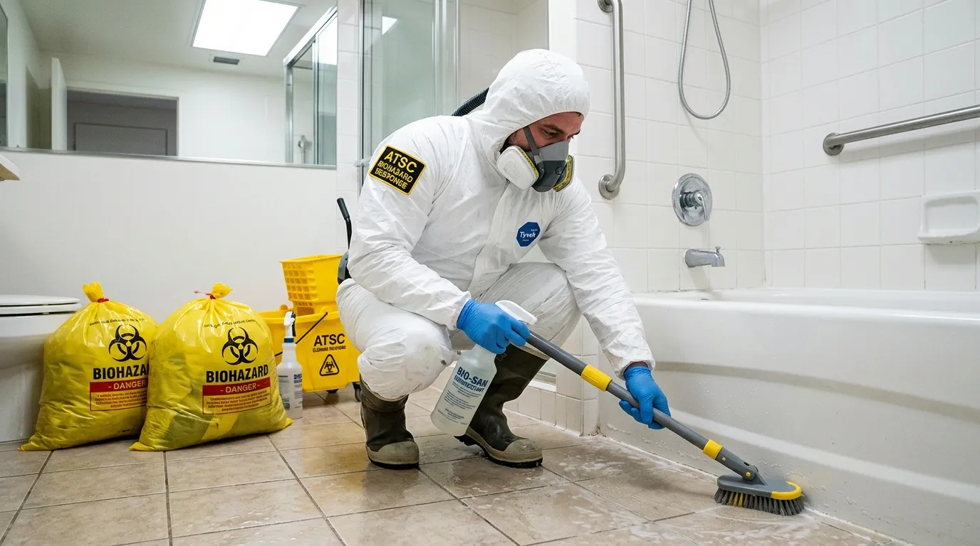 Decontamination equipment deployed for Blood Cleanup in Monona